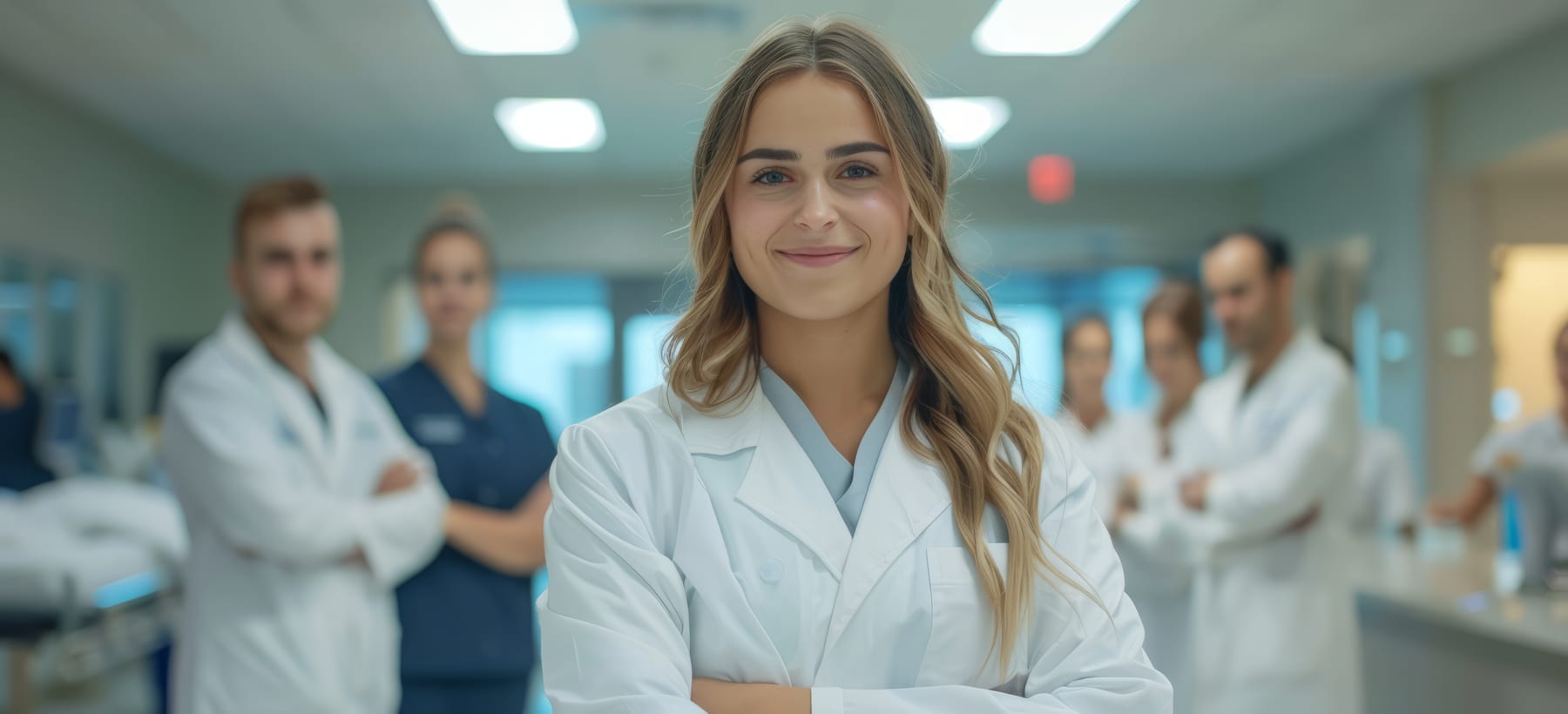 Profissional confiante — cliente atendida pela Conecta Performa